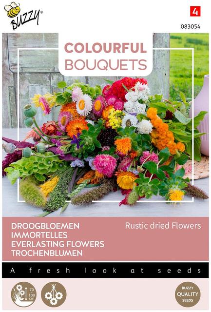 Colorful Bouq Rustic Dried Flowers kuivatatud lillede segu