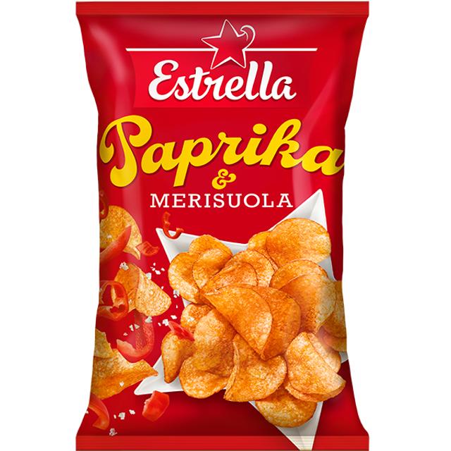 Estrella Paprika & Merisuola sipsi 275g