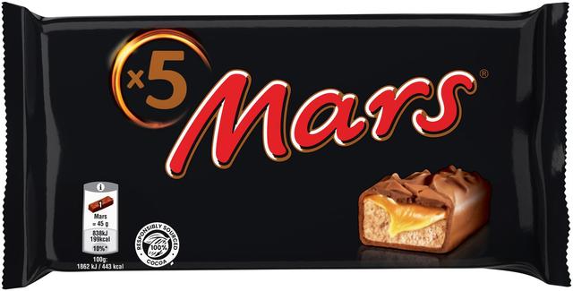 Mars suklaapatukka monipakkaus 5x45g