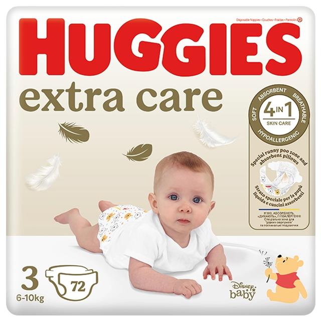 Huggies mähkmed extra care 3 6-10kg 72tk