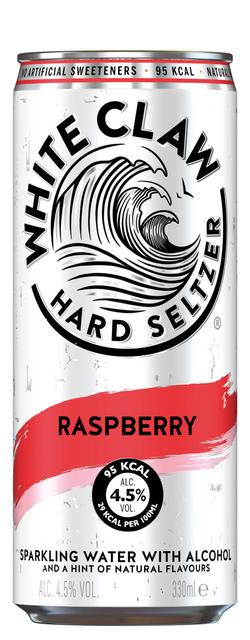White Claw Hard Seltzer Raspberry 4,5% 0,33l
