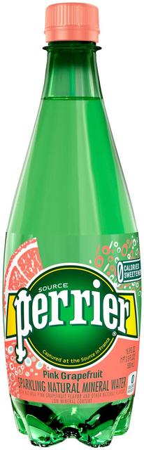 Perrier roosa greip mineraalvesi, 500 ml pet