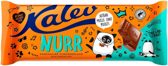 KALEV Nurr klassikaline piimašokolaad 190g