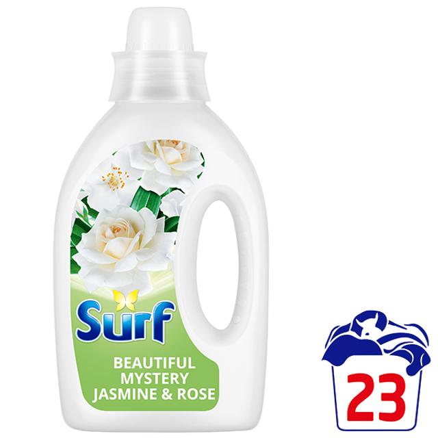 Surf Beautiful Mystery Pyykinpesuaine Kirjo- ja valkopyykille 920 ml 23 pesua