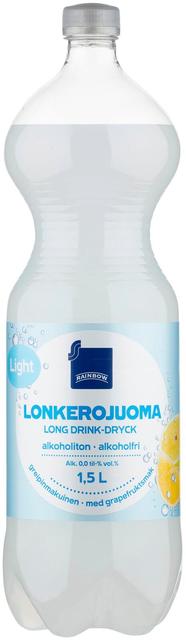 Rainbow lonkerojuoma light alkoholiton greipinmakuinen 1.5 l