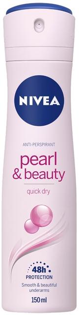 NIVEA 150ml Pearl & Beauty Deo Spray -antiperspirantti