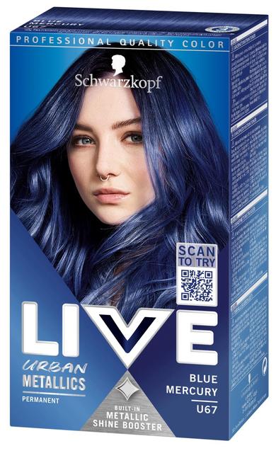 Schwarzkopf LIVE U67 Blue Mercury hiusväri