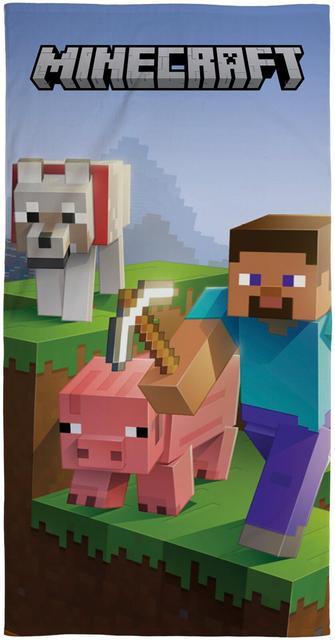 Lasten kylpypyyhe Minecraft 70x140 cm