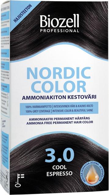 Biozell nordic color püsivärv külm espresso 3.0