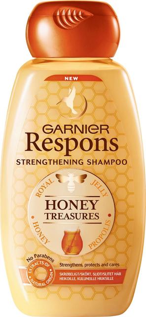 Garnier Respons Honey Treasures vahvistava shampoo heikoille ja kuluneille hiuksille 250ml