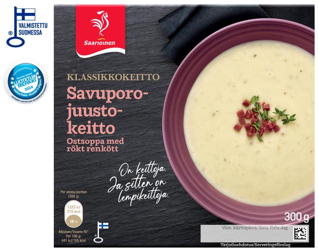 Saarioinen Savuporo-juustokeitto 300g