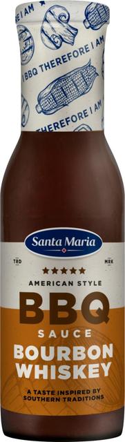 Santa Maria BBQ Sauce Bourbon Whiskey -maistekastike 370g