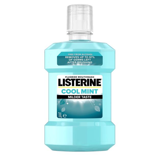 Listerine Cool Mint Milder Taste suuvesi, 1000 ml
