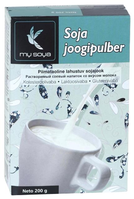 Sojajoogipulber 200 g,  gluteeni- ja laktoosivaba