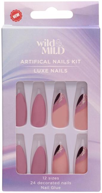 WM082 Moon Queen Artificial Nails Set Wild&Mild N24