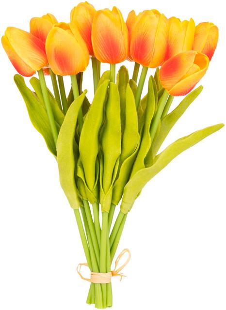Tulppaaninippu 12 kpl 25,4 cm oranssi