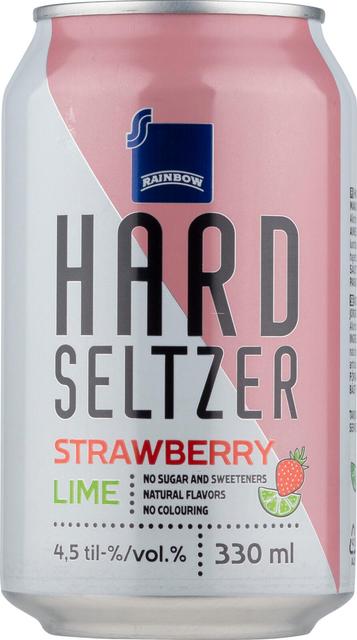 Rainbow Strawberry-Lime 4,5% 330ml hard seltzer