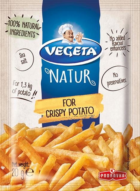 Podravka Vegeta Natur maitseaine krõbedale kartulile 20 g