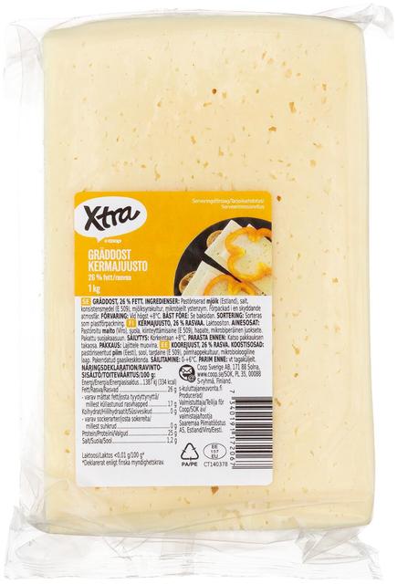 Xtra koorejuust, 1 kg