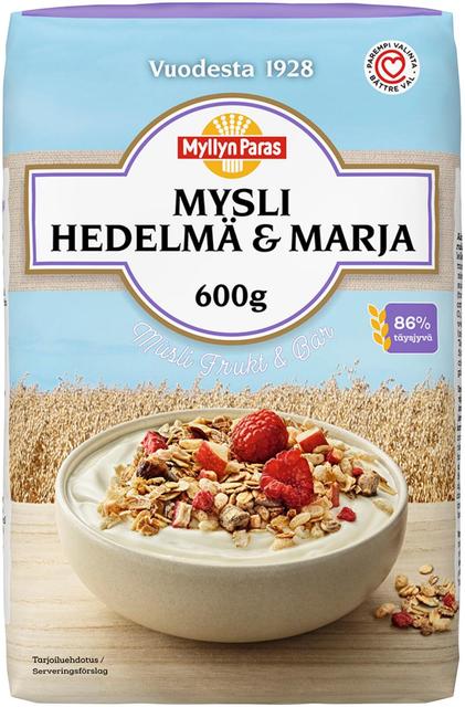 Myllyn Paras Mysli Hedelmä & Marja 600g