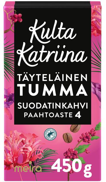 Kulta Katriina Täyteläinen tumma suodatinkahvi RAC 450g