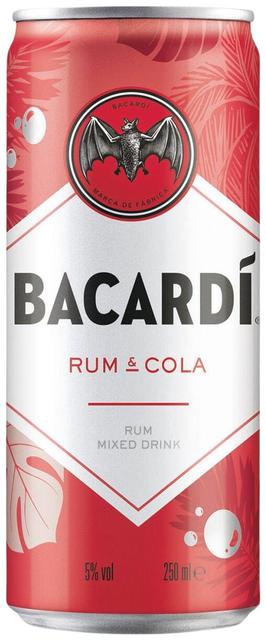 Bacardi & Cola muu alkohoolne jook 5%vol 250ml