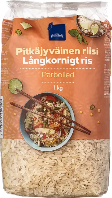 Rainbow pitkäjyväinen riisi 1 kg