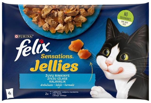 Felix kiisueine Sensations kala tarrendis 4x85g