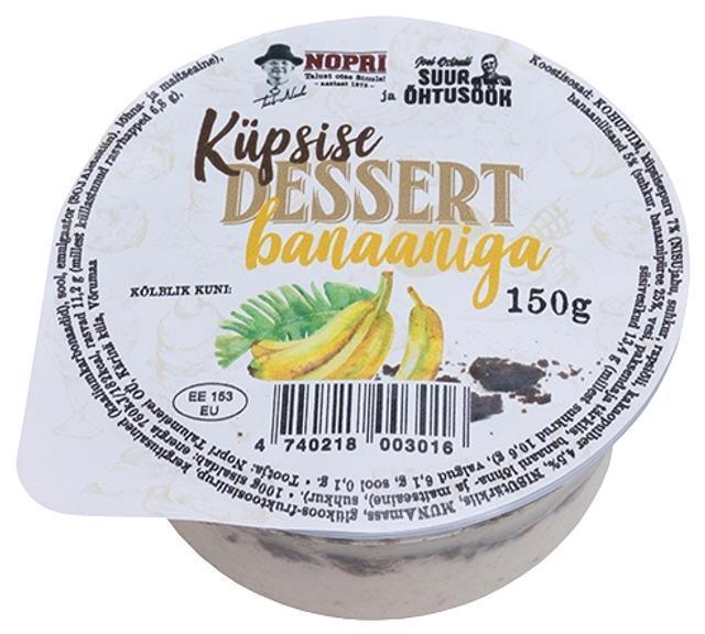 Küpsise dessert banaaniga 150g „ Suur Õhtusöök“