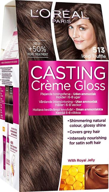 L'Oréal Paris Casting Crème Gloss 513 Huurteinen Vaaleanruskea kevytväri 1kpl