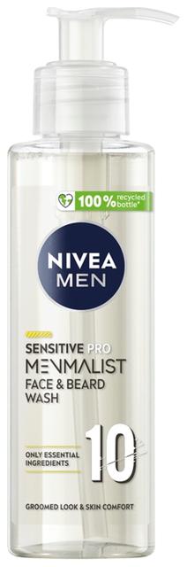 NIVEA MEN 200ml Sensitive Pro Menmalist Wash Gel -puhdistusgeeli