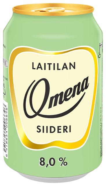 Laitilan Omenasiideri 8,0% 0,33L siideri