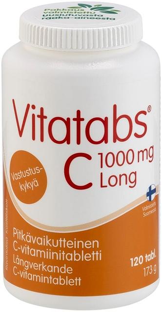 Vitatabs C 1000 mg Long pitkävaikutteinen C-vitamiinitabletti 120 tabl