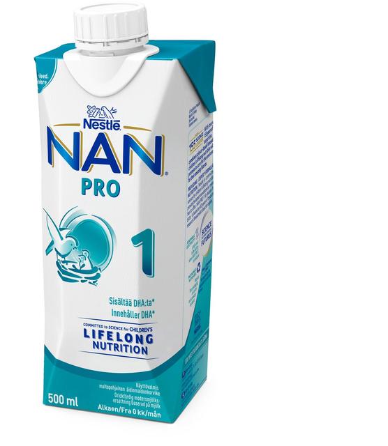 Nestlé NAN PRO 1 Äidinmaidonkorvike 500ml