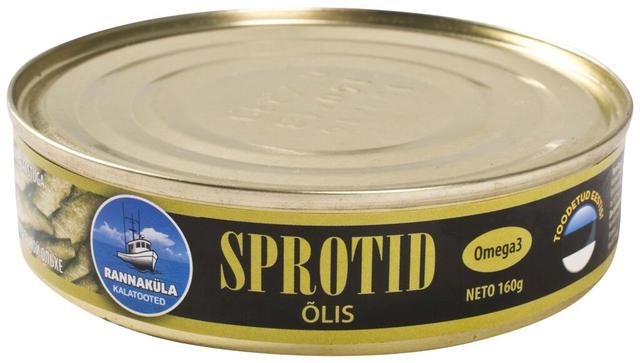 Sprotid õlis 160 g