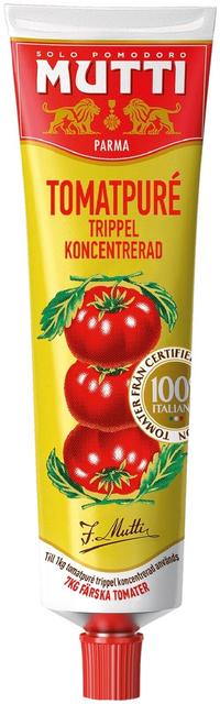 Mutti triplakonsentroitu tomaattipyree 185g