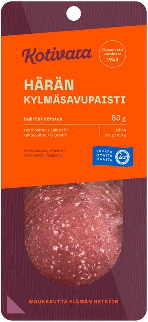 Kotivara Härän kylmäsavupaisti 80 g