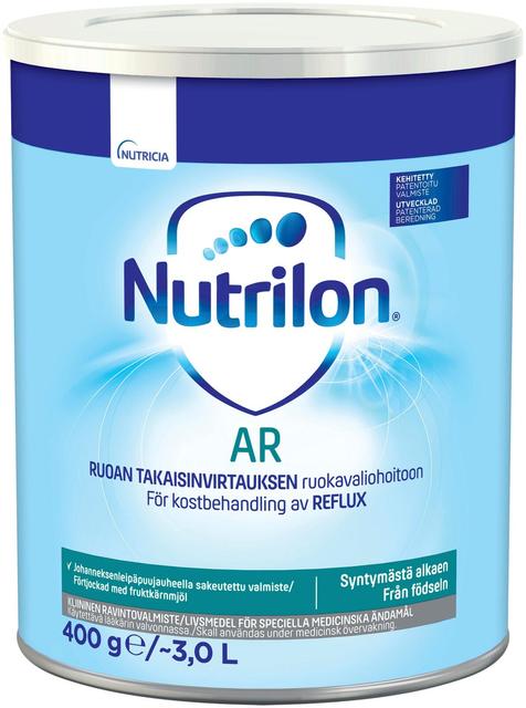 Nutrilon AR 400 g, ruoan takaisinvirtauksen ruokavaliohoitoon, alk 0 kk