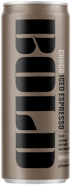 Bold Choco Iced Espresso kahvijuoma maidolla ja suklaajauheella 250ml