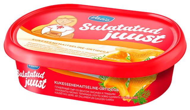 Valio sulatatud juust kukeseene-ürdimaitseline 185g