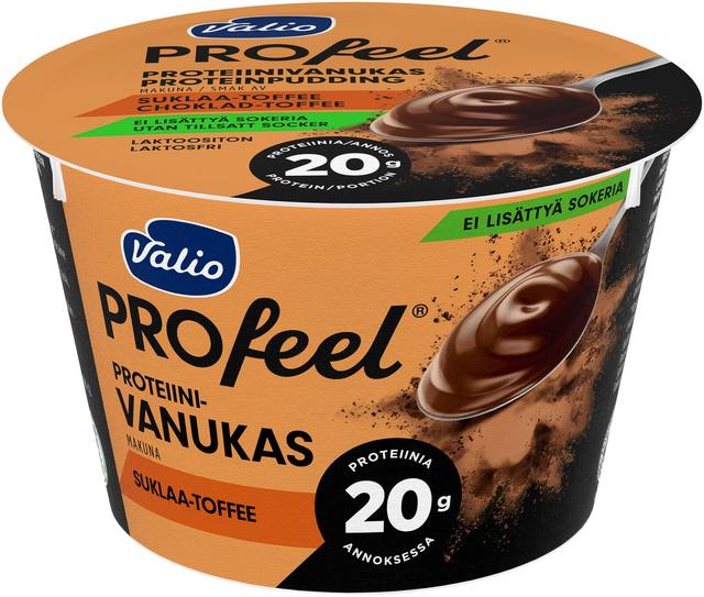 Valio PROfeel® proteiinivanukas 180 g suklaa-toffee laktoositon