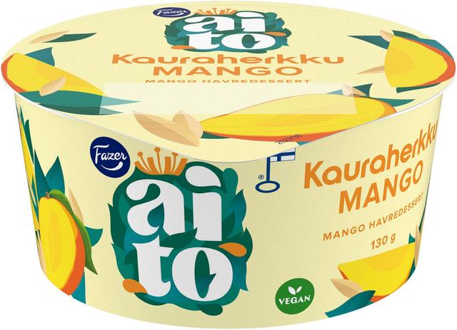 Fazer Aito Kauraherkku Mango fermentoitu kauravälipala 130 g