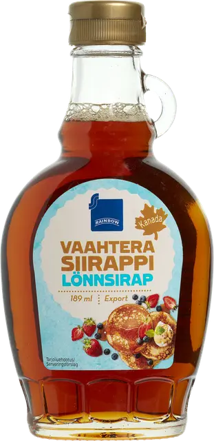 Rainbow vaahterasiirappi 189 ml