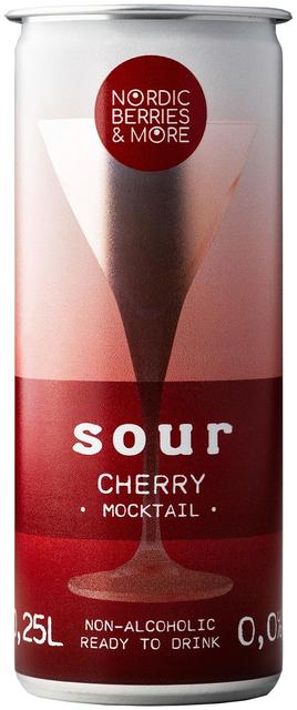 Nordic Berries & More Cherry Sour Mocktail 0,0% 0,25L