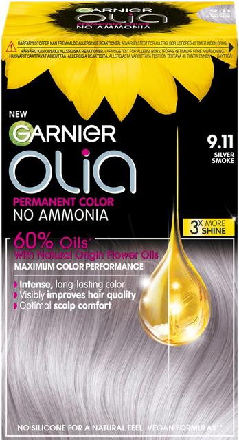 Garnier Olia 9.11 Silver Smoke kestoväri 174ml