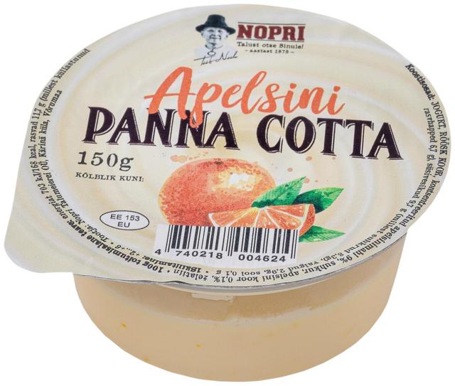 Panna Cotta Apelsini 150g