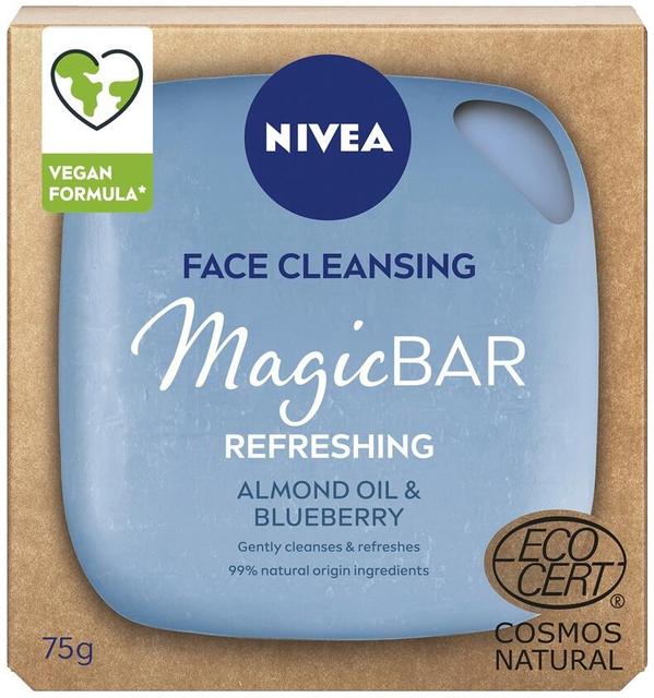 NIVEA 75g MagicBAR Refreshing Cleansing Bar -kasvosaippua