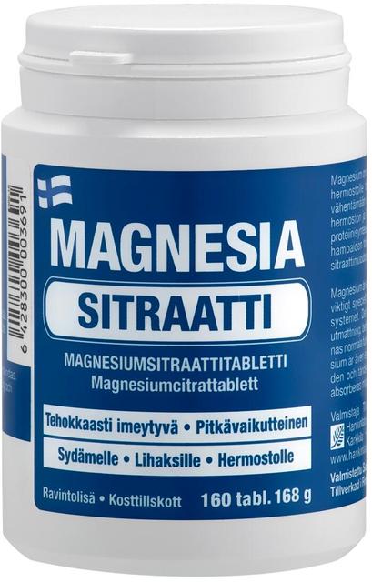 Magnesia Sitraatti magnesiumsitraattitabletti 160 tabl