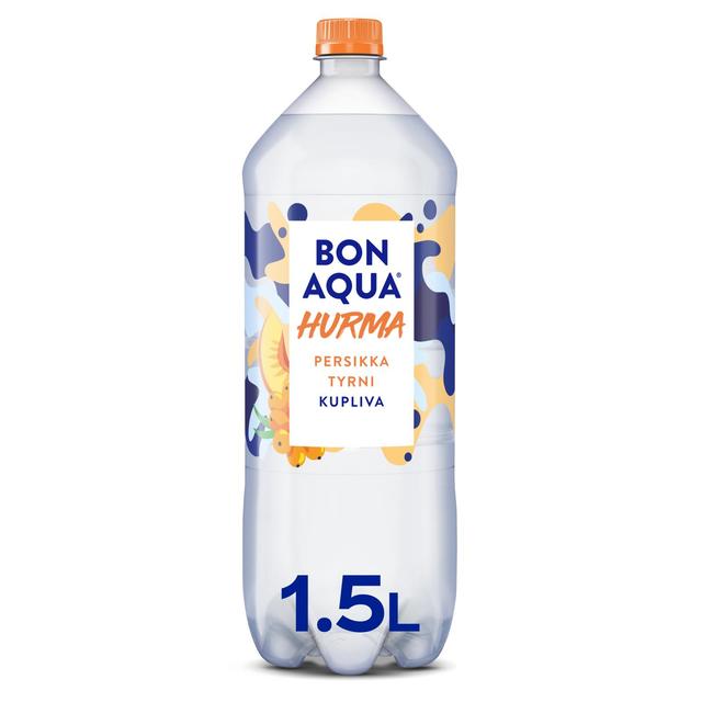 Bonaqua + Persikka & Tyrni kivennäisvesi muovipullo 1,5 L