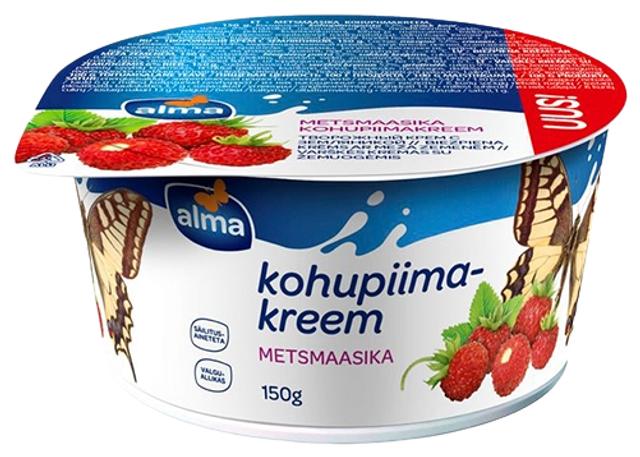 Metsmaasika kohupiimakreem, 150 g